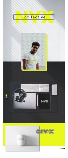 nyx collective logo design