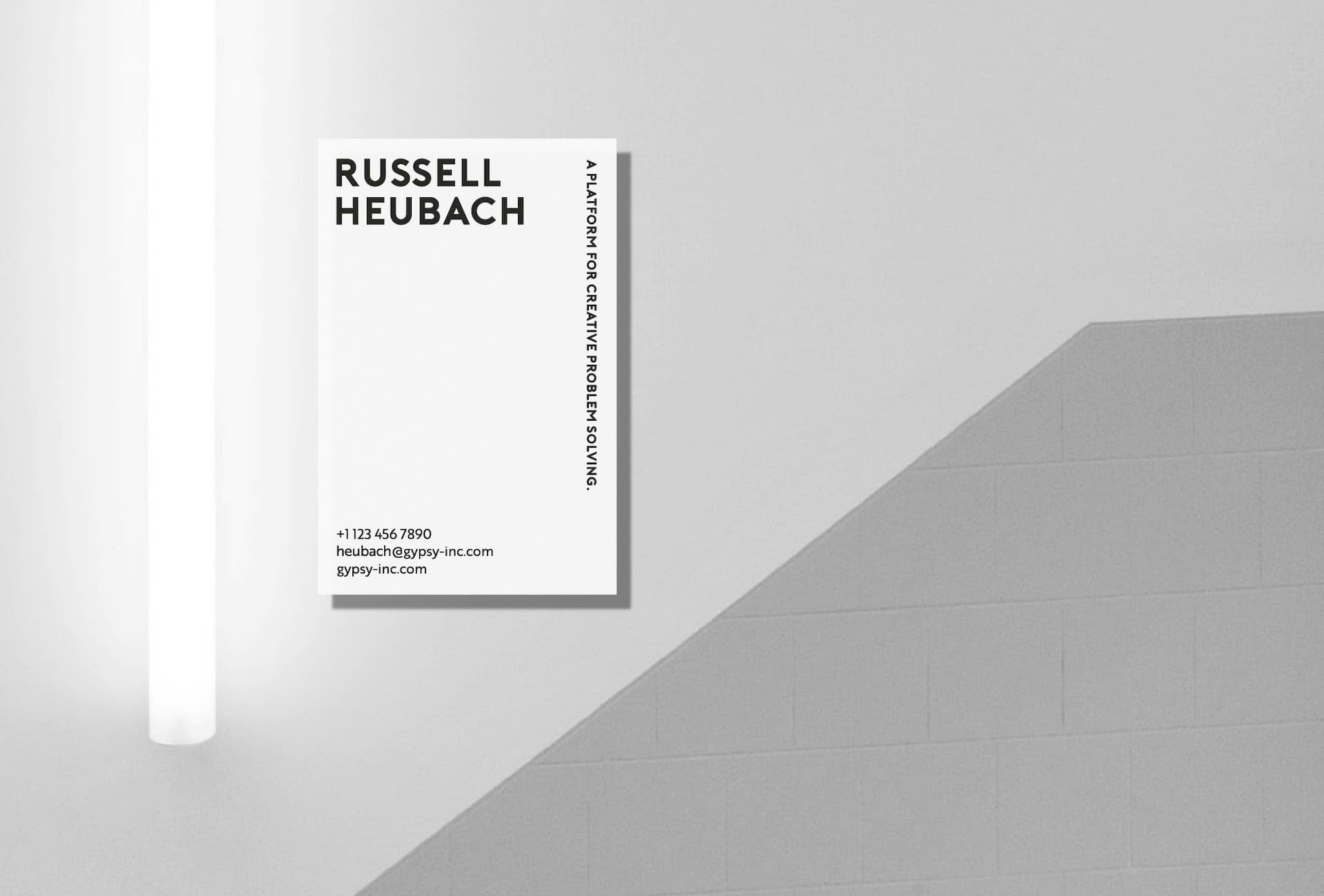 Business Card Design Pill Creative Studio