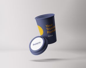 logo design branding energy provider cup