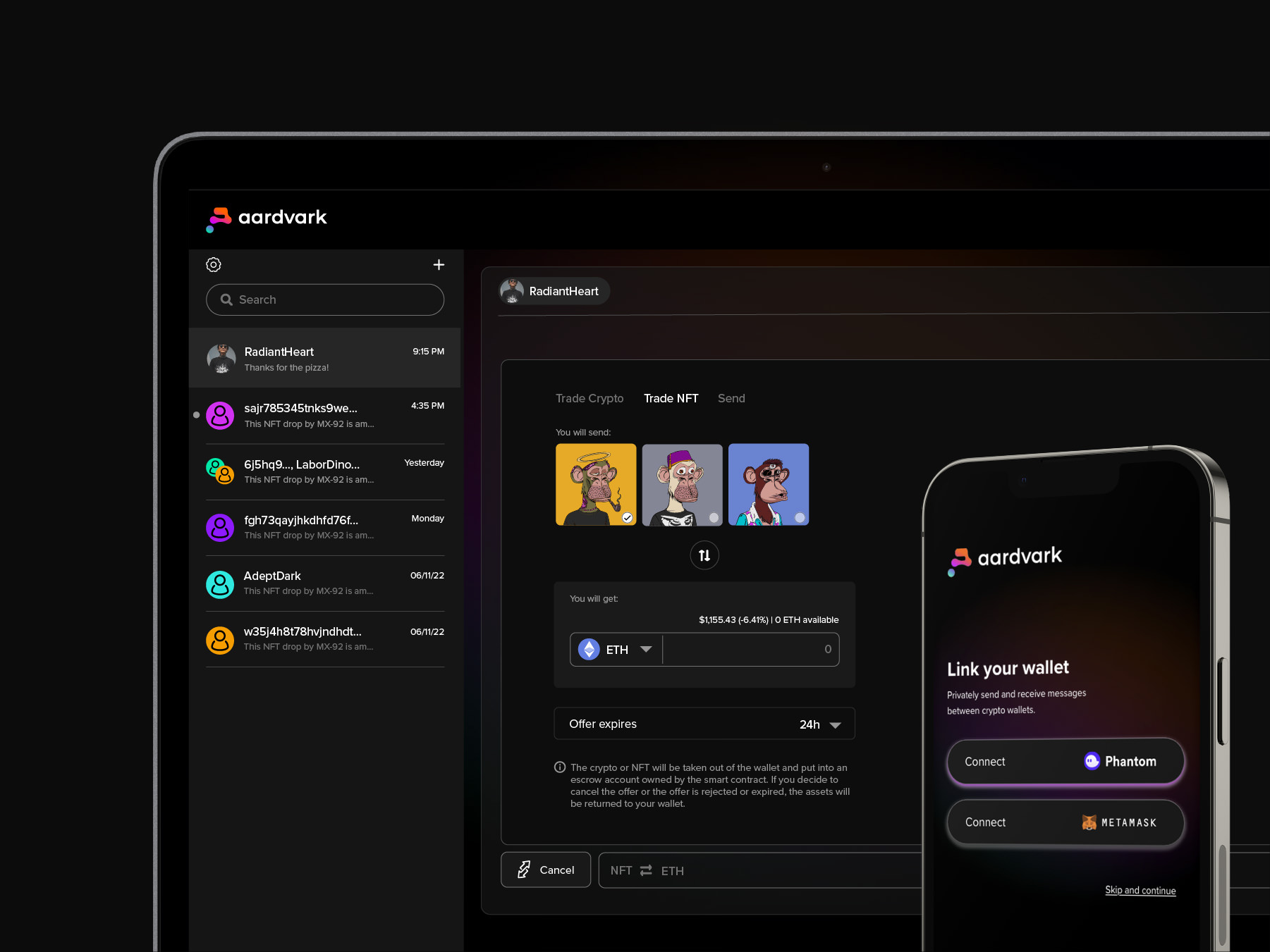 Web3 Messaging App Branding - Pill Creative Studio