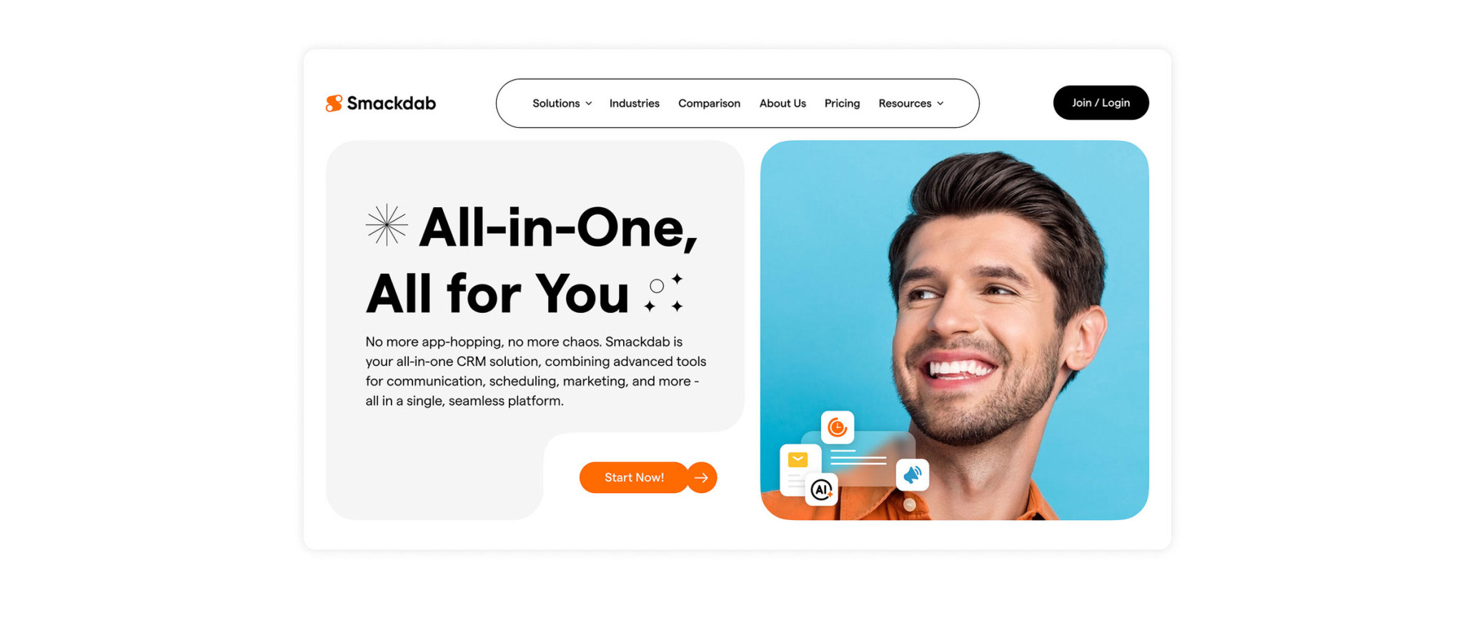 Branding and Web Design for CRM Platform