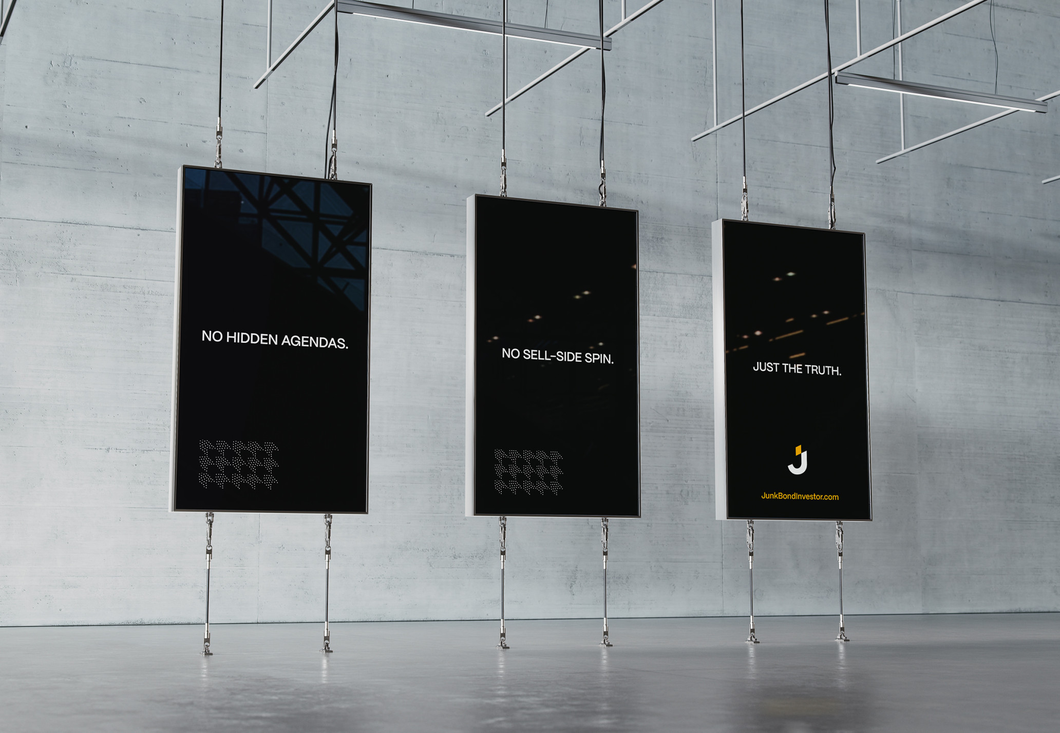 finance fintech branding advertisement signs