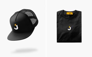finance fintech branding logo hat tshirt