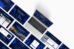 Web design for commercial real estate investment platform YIELDI screens