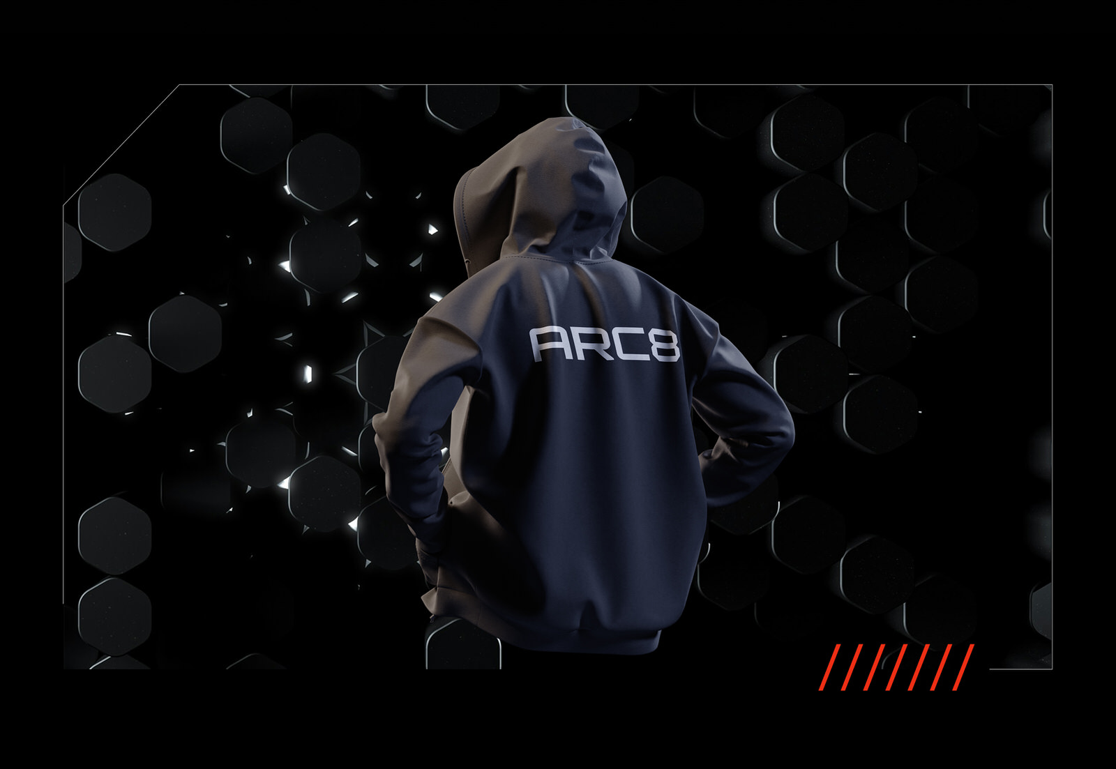 brandin and web design for event production hoodie