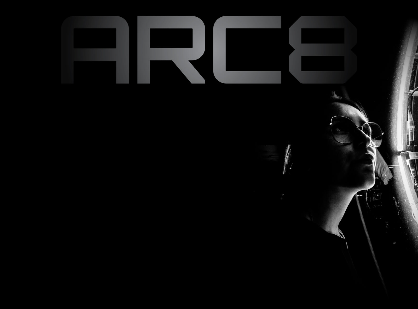 brandin and web design for event production logo arc8 productions