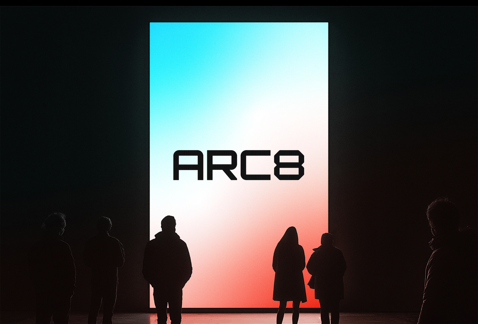 brandin and web design for event production large screen