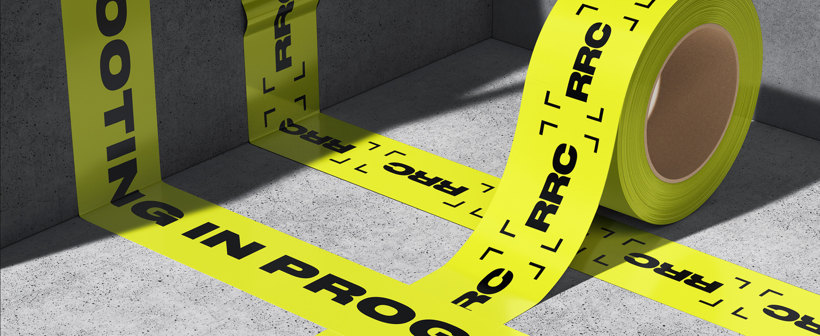 branding and web design for creative production company rubber ring creative tape