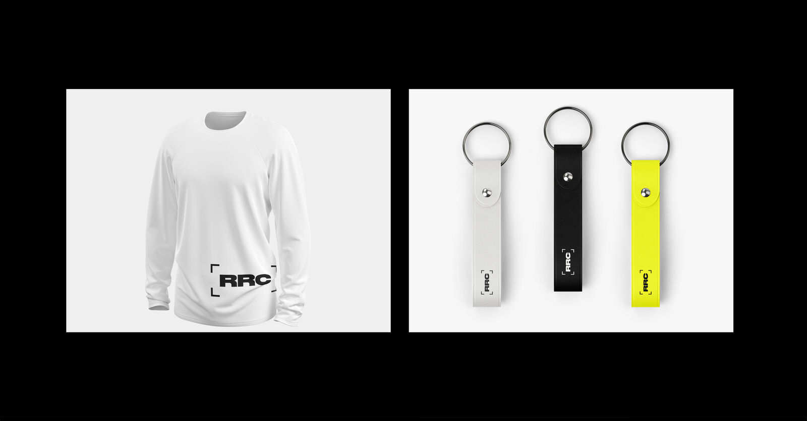 branding and web design for creative production company rubber ring creative sweater keychain