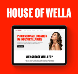 Website Design for Wella Education by Wella